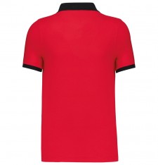 Męskie lekkie polo ringer