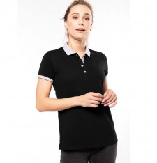 Damskie lekkie polo ringer