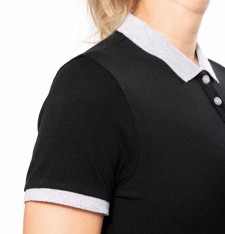 Damskie lekkie polo ringer