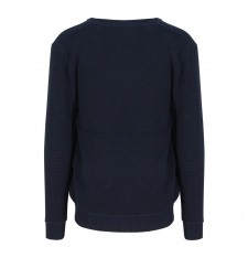 Bluza ze zregenerowanej bawełny wykonana ściegiem ryżowym