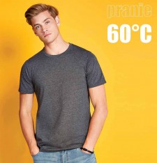 Męska dopasowana koszulka - pranie 60°C
