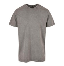 ACID WASHED ROUND NECK TEE BY190 C80