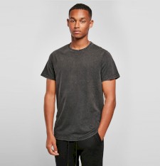 ACID WASHED ROUND NECK TEE BY190 C80