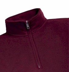 Męska bluza z krótkim zamkiem