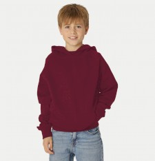 Dziecięca gruba bluza z bawełny organicznej z kapturem