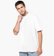 Gruby bawełniany T-shirt Oversized unisex