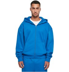 Ultra gruba nieszczotkowana bluza z kapturem na zamek (rozmiary: 3XL, 4XL, 5XL)