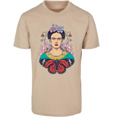 LADIES FRIDA KAHLO BUTTERFLY TEE  MC640 [BY004] D48