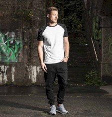 Męski T-shirt bejsbolowy