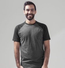 Męski T-shirt bejsbolowy