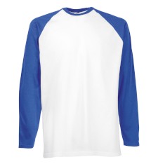 Męski T-shirt bejsbolowy Valueweight z długimi rękawami