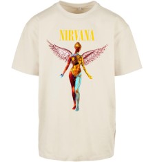 Bardzo gruby T-shirt Oversize z grafiką: In Utero Nirvana