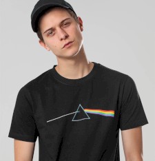 T-shirt z grafiką: Ciemna Strona Księżyca Pink Floyd
