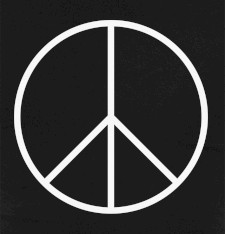 T-shirt z grafiką: Peace