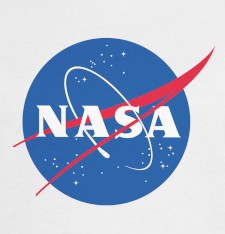 Damski lekki T-shirt z logotypem NASA® Insignia