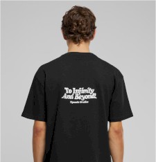 Bardzo gruby T-shirt Oversize z grafiką: Love Story Disney®