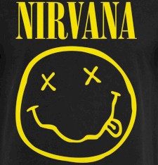 Gruby T-shirt z grafiką: Nirvana Lithium