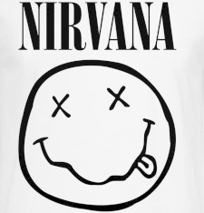 Gruby T-shirt z grafiką: Nirvana Lithium