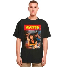 Bardzo gruby T-shirt Oversize z grafiką: plakat Pulp Fiction