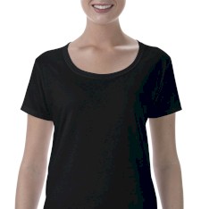 SOFTSTYLE® LADIES' DEEP SCOOP T-SHIRT 64550L B01