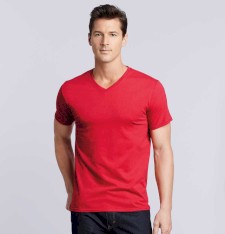 PREMIUM COTTON ADULT V-NECK T-SHIRT 41V00 816