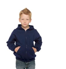 CLASSIC FIT YOUTH FULL ZIP HOODED SWEATSHIRT 18600B 374