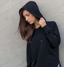 Damska lekka bluza z kapturem Oversize