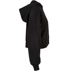 Rozpinana damska bluza crop z kapturem Oversize