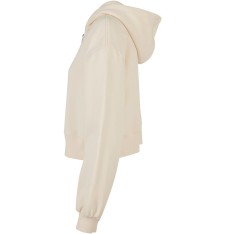 Rozpinana damska bluza crop z kapturem Oversize