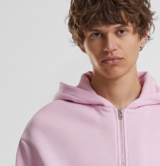 Miękka rozpinana bluza męska z kapturem Fluffy