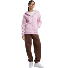 Miękka rozpinana bluza damska z kapturem Fluffy