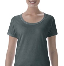 SOFTSTYLE® LADIES' DEEP SCOOP T-SHIRT 64550L B01