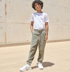 KIDS' SUSTAINABLE FASHION CUFFED JOGGERS SM430 F35