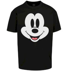 Bardzo gruby T-shirt Oversize z grafiką: twarz Myszki Mickey 100 lat Disney® Bardzo gruby T-shirt Oversize z grafiką: twarz Myszki Mickey 100 lat Disney®
