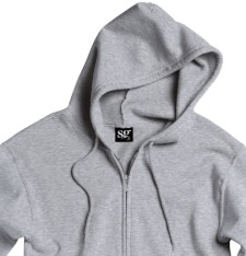 Męska rozpinana bluza z kapturem