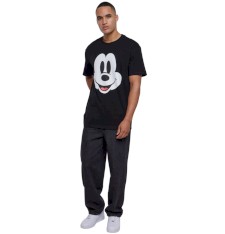 Bardzo gruby T-shirt Oversize z grafiką: twarz Myszki Mickey 100 lat Disney® Bardzo gruby T-shirt Oversize z grafiką: twarz Myszki Mickey 100 lat Disney®