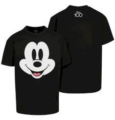 Bardzo gruby T-shirt Oversize z grafiką: twarz Myszki Mickey 100 lat Disney® Bardzo gruby T-shirt Oversize z grafiką: twarz Myszki Mickey 100 lat Disney®