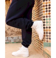 Spodnie dresowe Iconic Premium ze ściągaczami na dole Spodnie dresowe Iconic Premium ze ściągaczami na dole