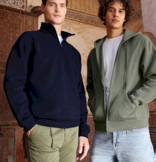 Bluza raglanowa Iconic Premium z krótkim zamkiem 70/30 CiCLO®