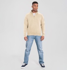 Bluza raglanowa Iconic Premium z krótkim zamkiem 70/30 CiCLO®