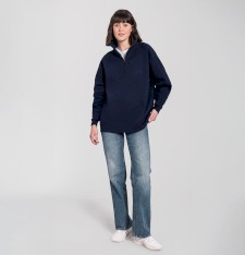 Bluza raglanowa Iconic Premium z krótkim zamkiem 70/30 CiCLO®