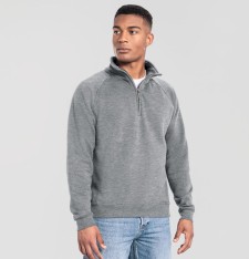 Bluza raglanowa Iconic Premium z krótkim zamkiem 70/30 CiCLO®