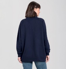 Bluza raglanowa Iconic Premium z krótkim zamkiem (rozmiary: 3XL, 4XL) 70/30 CiCLO®