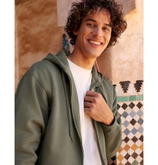 Bluza z kapturem na zamek Iconic Premium (rozmiary: 3XL, 4XL) 70/30 CiCLO®