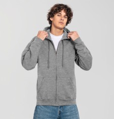 Bluza z kapturem na zamek Iconic Premium (rozmiary: 3XL, 4XL) 70/30 CiCLO®