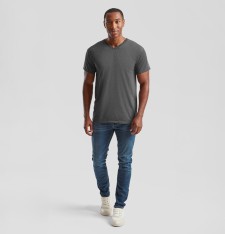 Męska koszulka Valueweight w serek (rozmiary: 3XL, 4XL, 5XL)