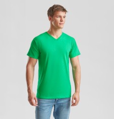 Męska koszulka Valueweight w serek (rozmiary: 3XL, 4XL, 5XL)