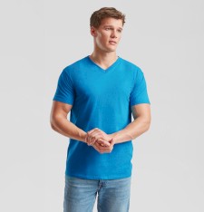 Męska koszulka Valueweight w serek (rozmiary: 3XL, 4XL, 5XL)