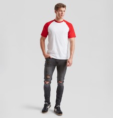 Męski T-shirt bejsbolowy Valueweight