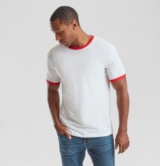 Męski T-shirt ringer Valueweight